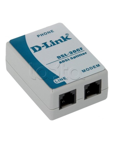 Сплиттер ADSL D-Link DSL-30CF/RS в Архангельске Маршрутизаторы, Роутеры и Точки Доступа Pintop.ru