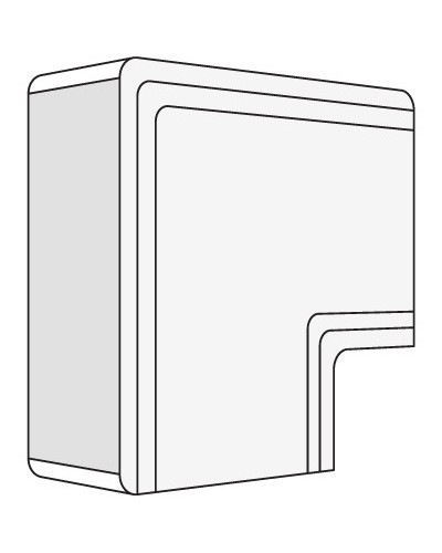 Угол плоский NPAN 60x60 мм DKC 01743 в Архангельске Аксессуары для кабель-канала Pintop.ru