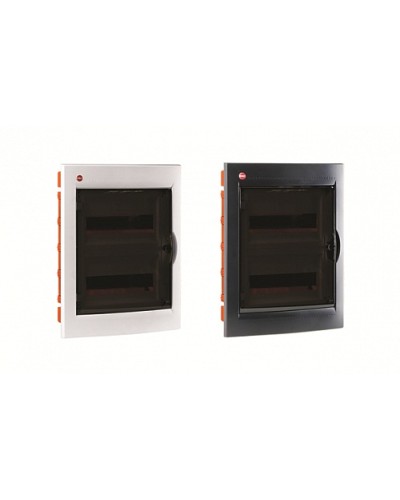 Щиток встраиваемый 24 мод.,IP 41 , черный DKC 82524 в Архангельске Аксессуары для стоек и шкафов Pintop.ru