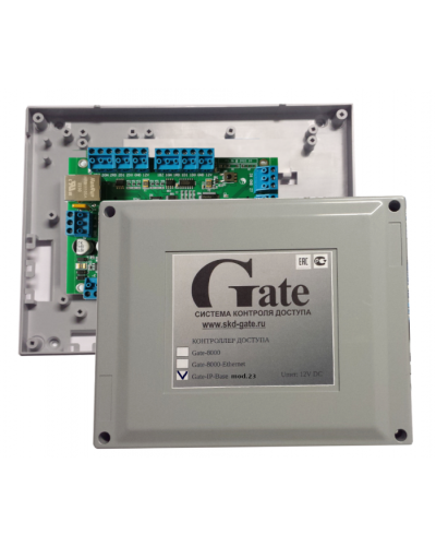 Базовый контроллер СКУД Gate-IP-Base mod.23 в Архангельске Сетевая СКУД - Gate Pintop.ru
