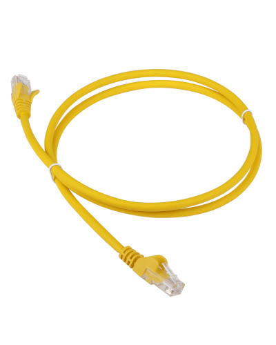 Патч-корд LANMASTER LSZH UTP кат.5e, 0.3 м, желтый LANMASTER LAN-PC45/U5E-0.3-YL в Архангельске Патчкорды (медные) Pintop.ru
