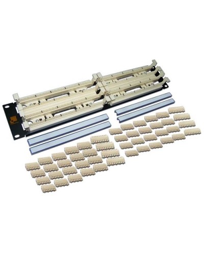 Панель кроссовая 110 типа, 200 пар, 19, 2U LANMASTER LAN-RS110-200FT в Архангельске Кроссовое оборудование тип 110 Pintop.ru