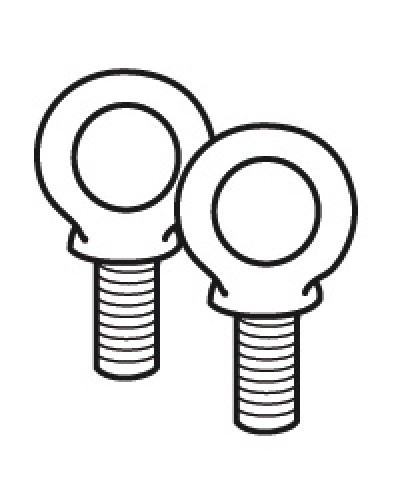 Комплект подъемных колец Legrand 020482 в Архангельске Аксессуары для стоек и шкафов Pintop.ru