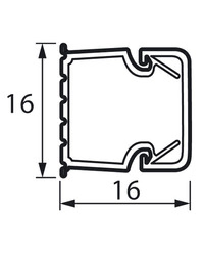 Кабель-канал METRA 16x16 Legrand (638191) в Архангельске Кабель-канал Pintop.ru