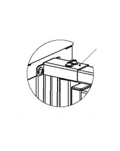 Накладка верхняя PERCo-RF01 0-03 в Архангельске Дополнительное оборудование для СКУД Pintop.ru