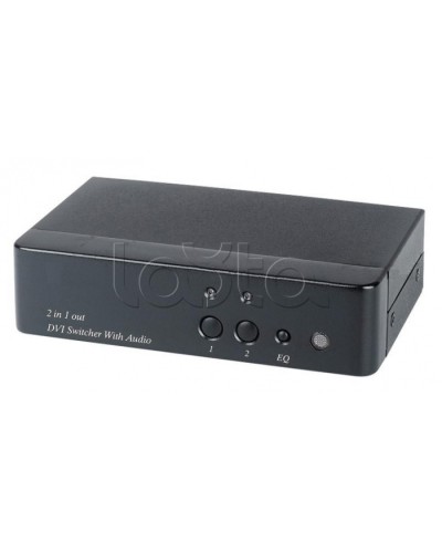 Коммутатор DVI и аудио сигналов SC&T DS02A в Архангельске Видеоусилители, Модуляторы, Делители Pintop.ru